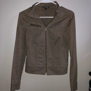 Jacket with zipper detail